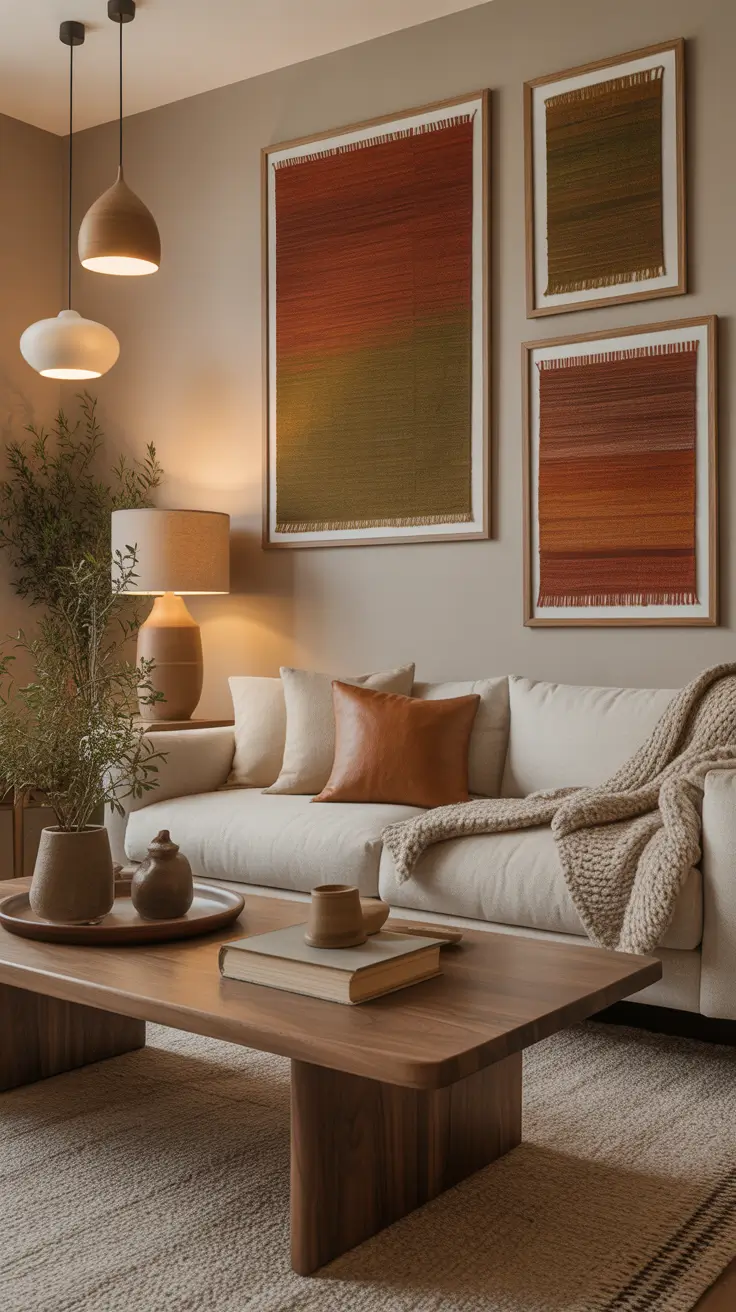 Wall Art for Living Room Ideas 2026: Modern Aesthetic Trends, Handmade Decor & Large Canvas Inspiration