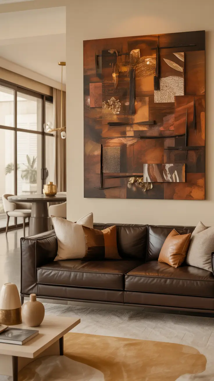 Wall Art for Living Room Ideas 2026: Modern Aesthetic Trends, Handmade Decor & Large Canvas Inspiration