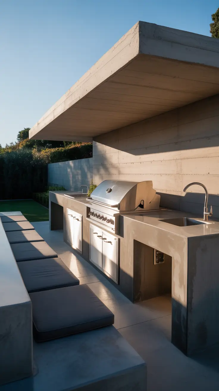 Outdoor BBQ Area With Roof 2026: Modern Covered Grill Ideas for Terrace, Deck & Garden