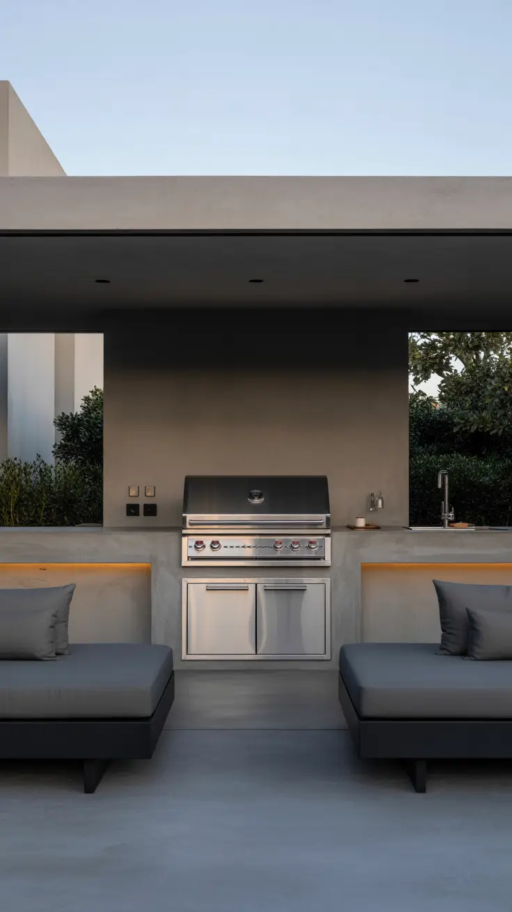 Outdoor BBQ Area With Roof 2026: Modern Covered Grill Ideas for Terrace, Deck & Garden