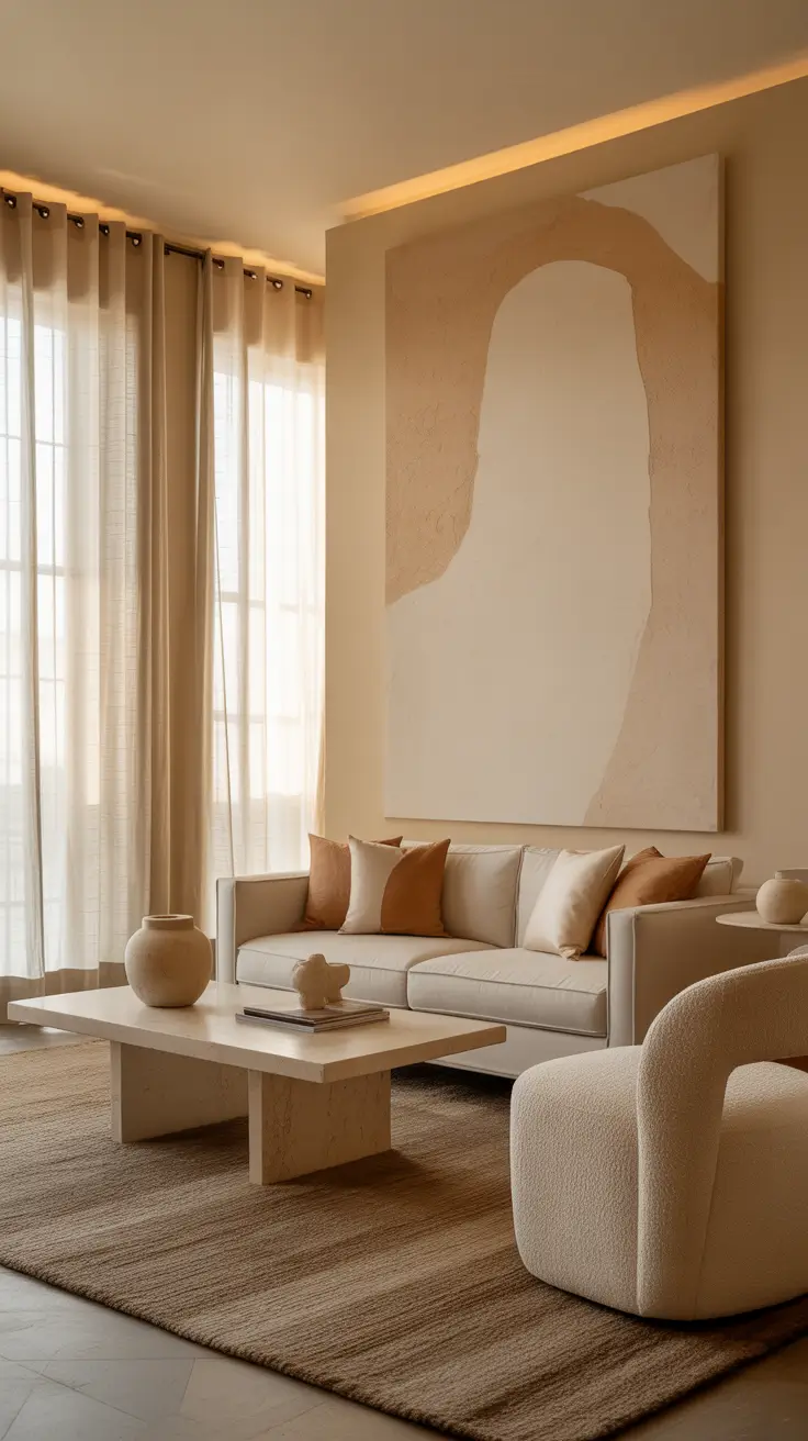 Wall Art for Living Room Ideas 2026: Modern Aesthetic Trends, Handmade Decor & Large Canvas Inspiration