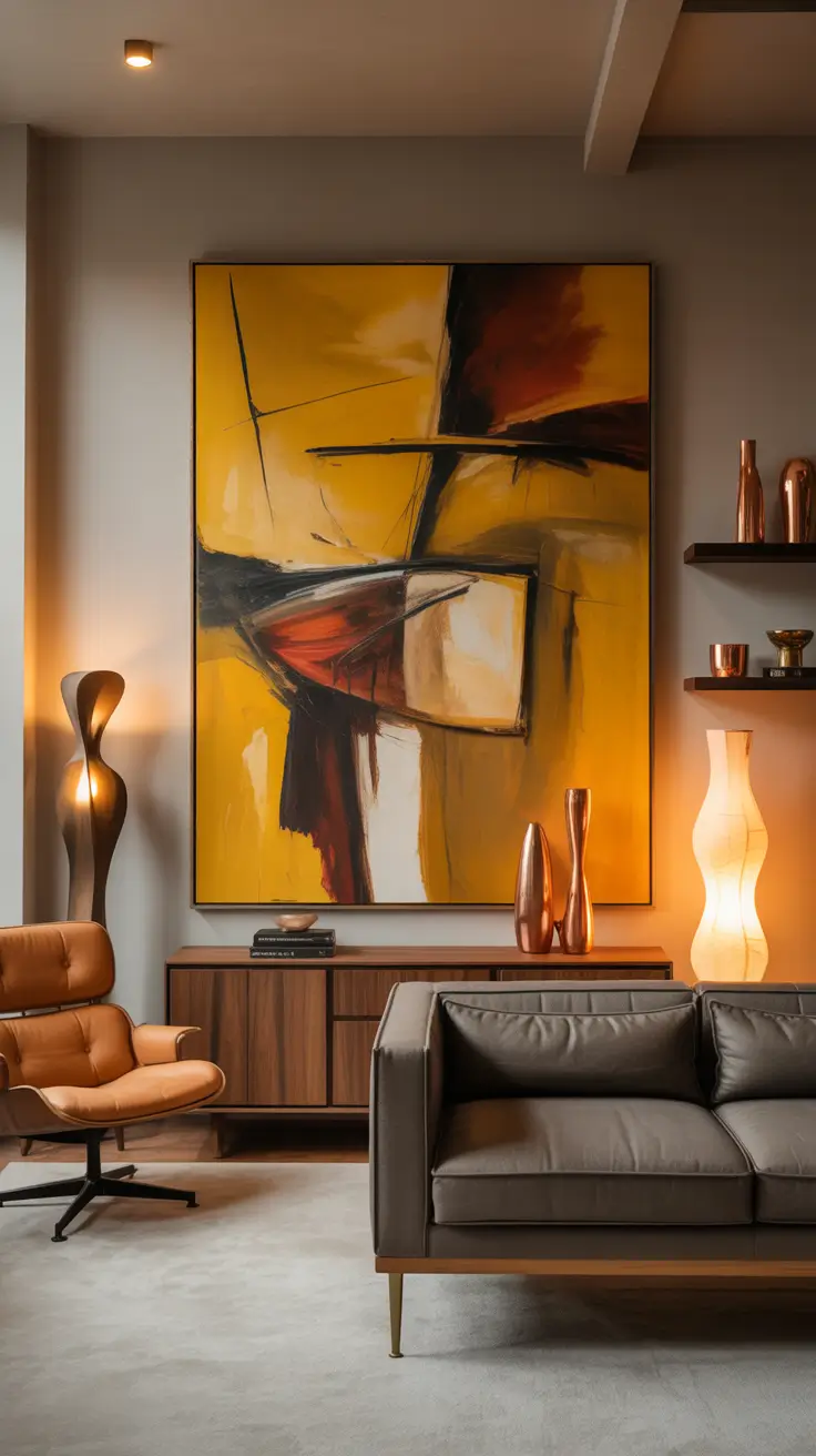 Wall Art for Living Room Ideas 2026: Modern Aesthetic Trends, Handmade Decor & Large Canvas Inspiration