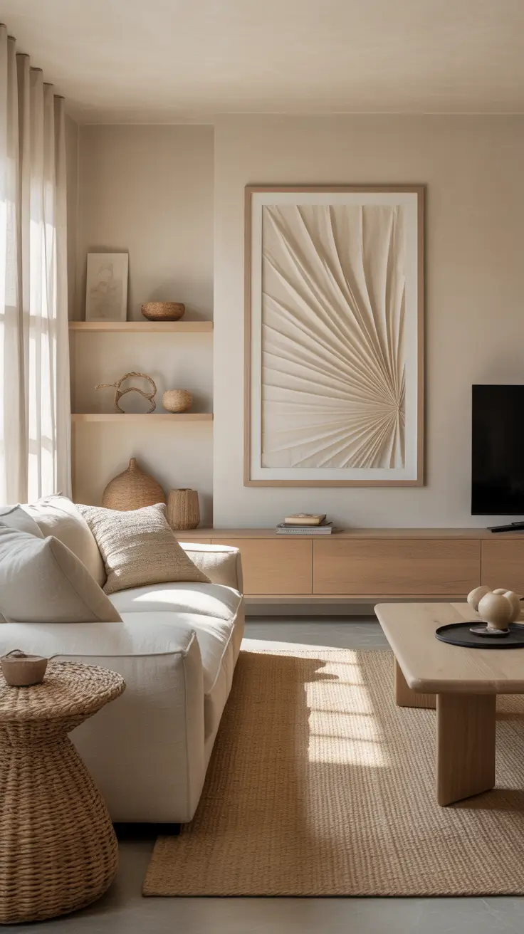 Wall Art for Living Room Ideas 2026: Modern Aesthetic Trends, Handmade Decor & Large Canvas Inspiration