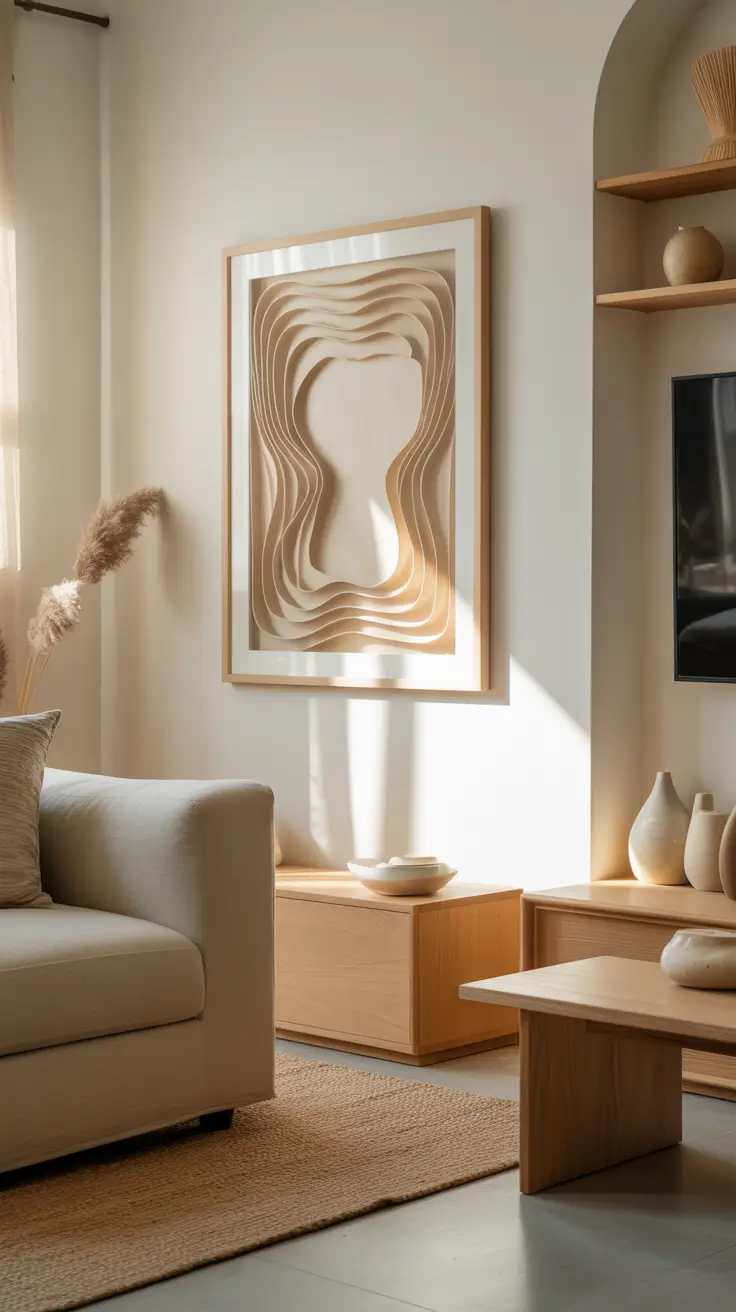 Wall Art for Living Room Ideas 2026: Modern Aesthetic Trends, Handmade Decor & Large Canvas Inspiration