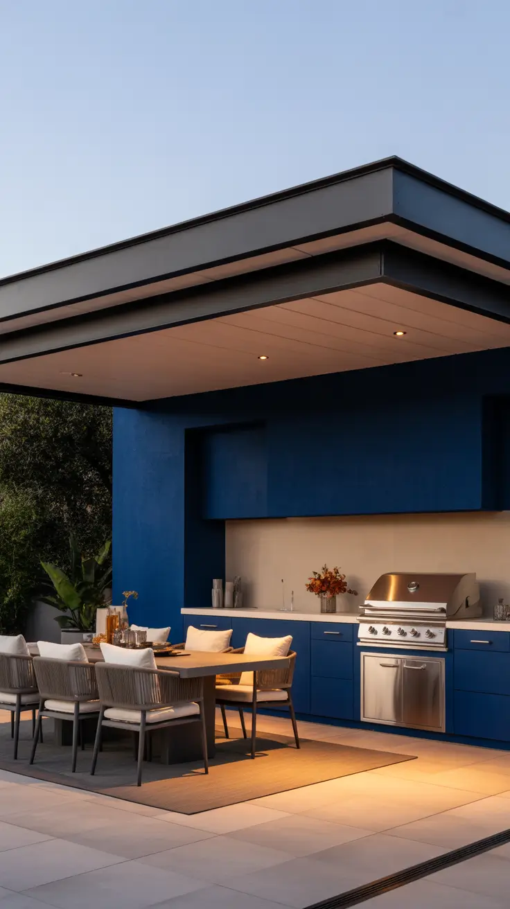 Outdoor BBQ Area With Roof 2026: Modern Covered Grill Ideas for Terrace, Deck & Garden