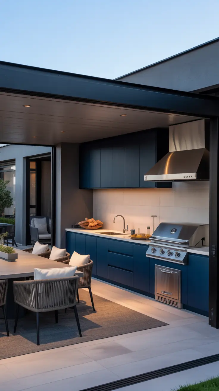 Outdoor BBQ Area With Roof 2026: Modern Covered Grill Ideas for Terrace, Deck & Garden