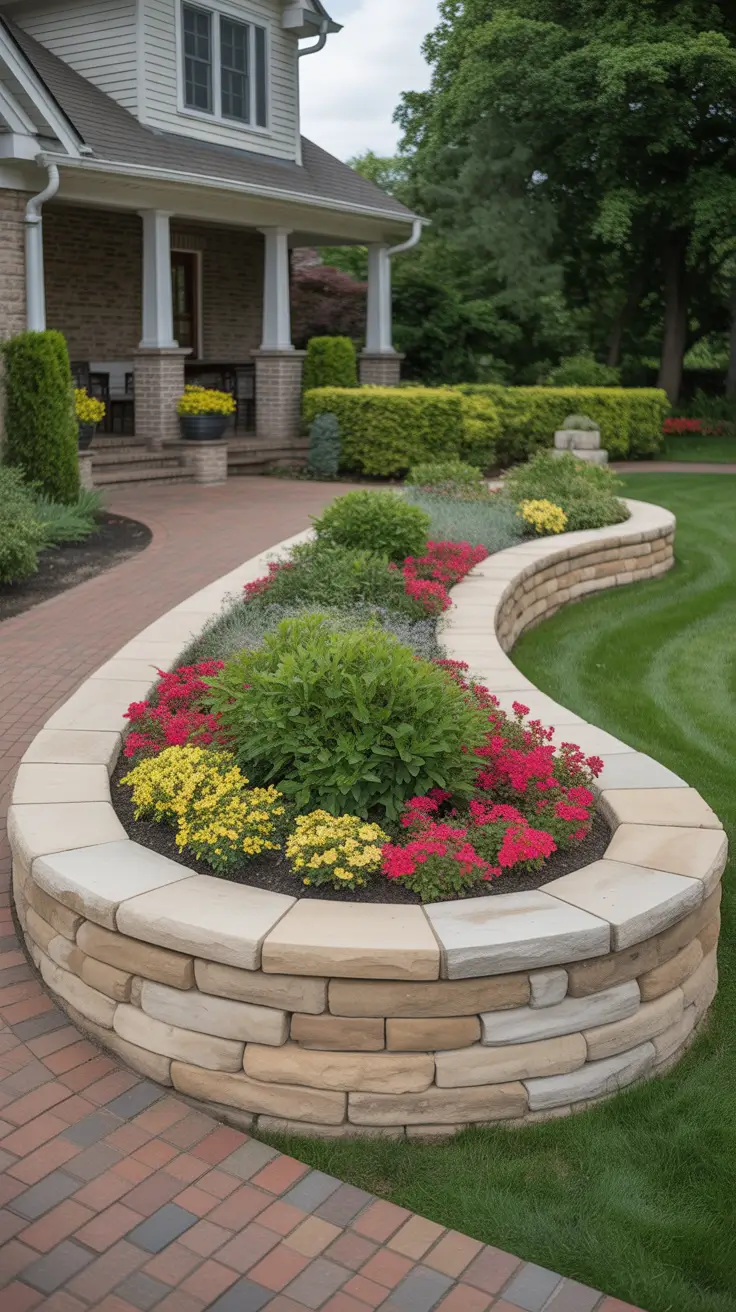 Flower Bed Border Ideas 2026 for a Stylish Front Yard Garden