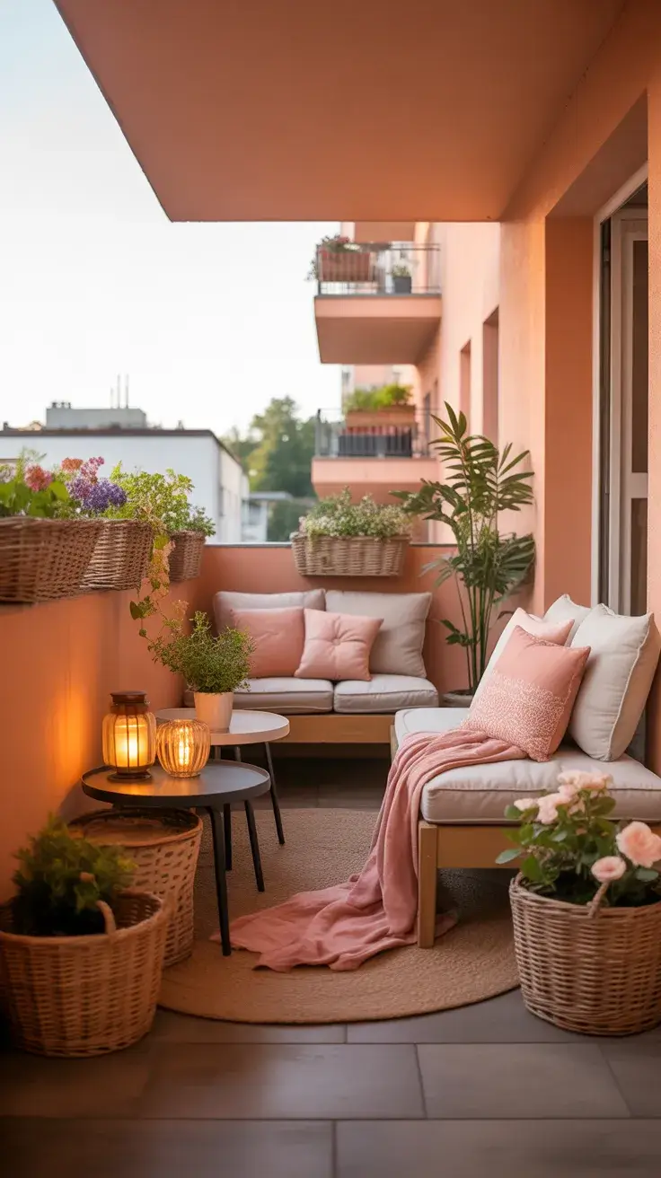 Summer Balcony Decor Ideas Small Space 2026: Cozy European Apartment Balcony Inspiration