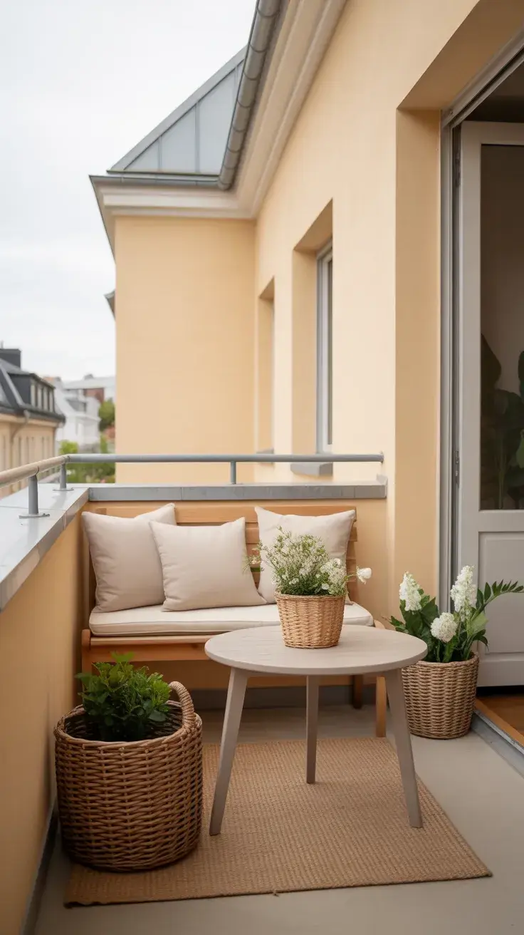 Summer Balcony Decor Ideas Small Space 2026: Cozy European Apartment Balcony Inspiration