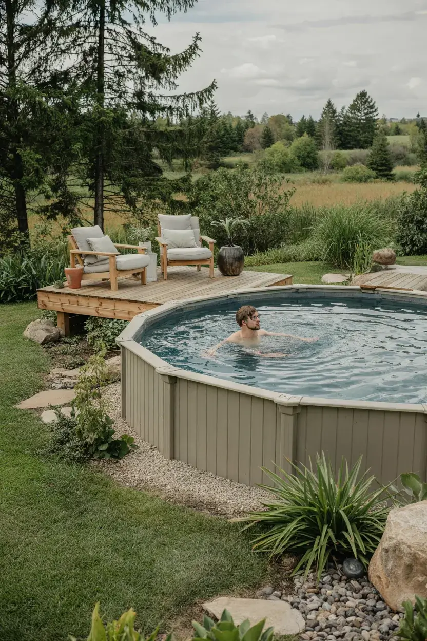 Above-Ground Pools Ideas 2026: Modern Backyard Designs, Deck Ideas and Landscaping Inspiration