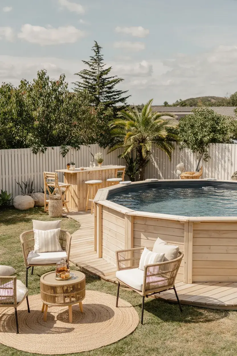 Above-Ground Pools Ideas 2026: Modern Backyard Designs, Deck Ideas and Landscaping Inspiration