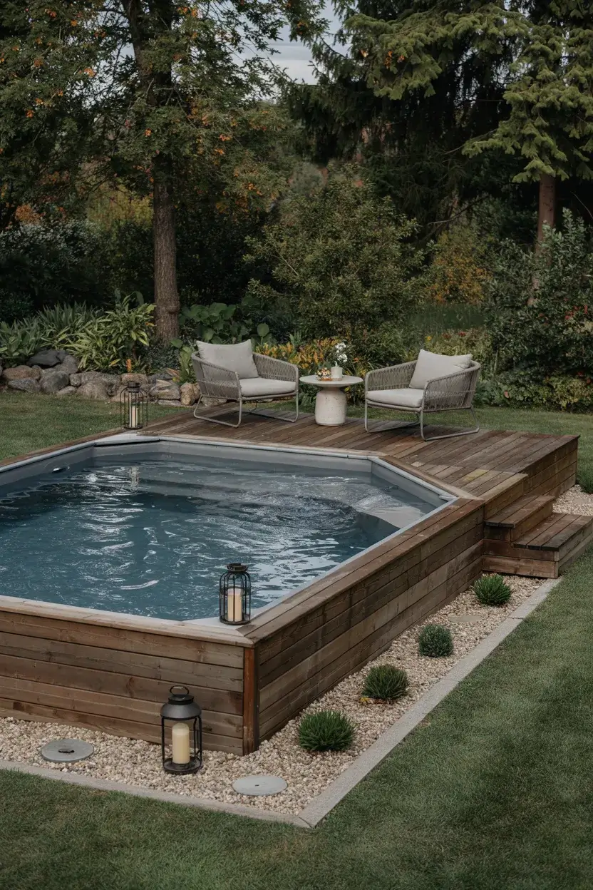 Above-Ground Pools Ideas 2026: Modern Backyard Designs, Deck Ideas and Landscaping Inspiration